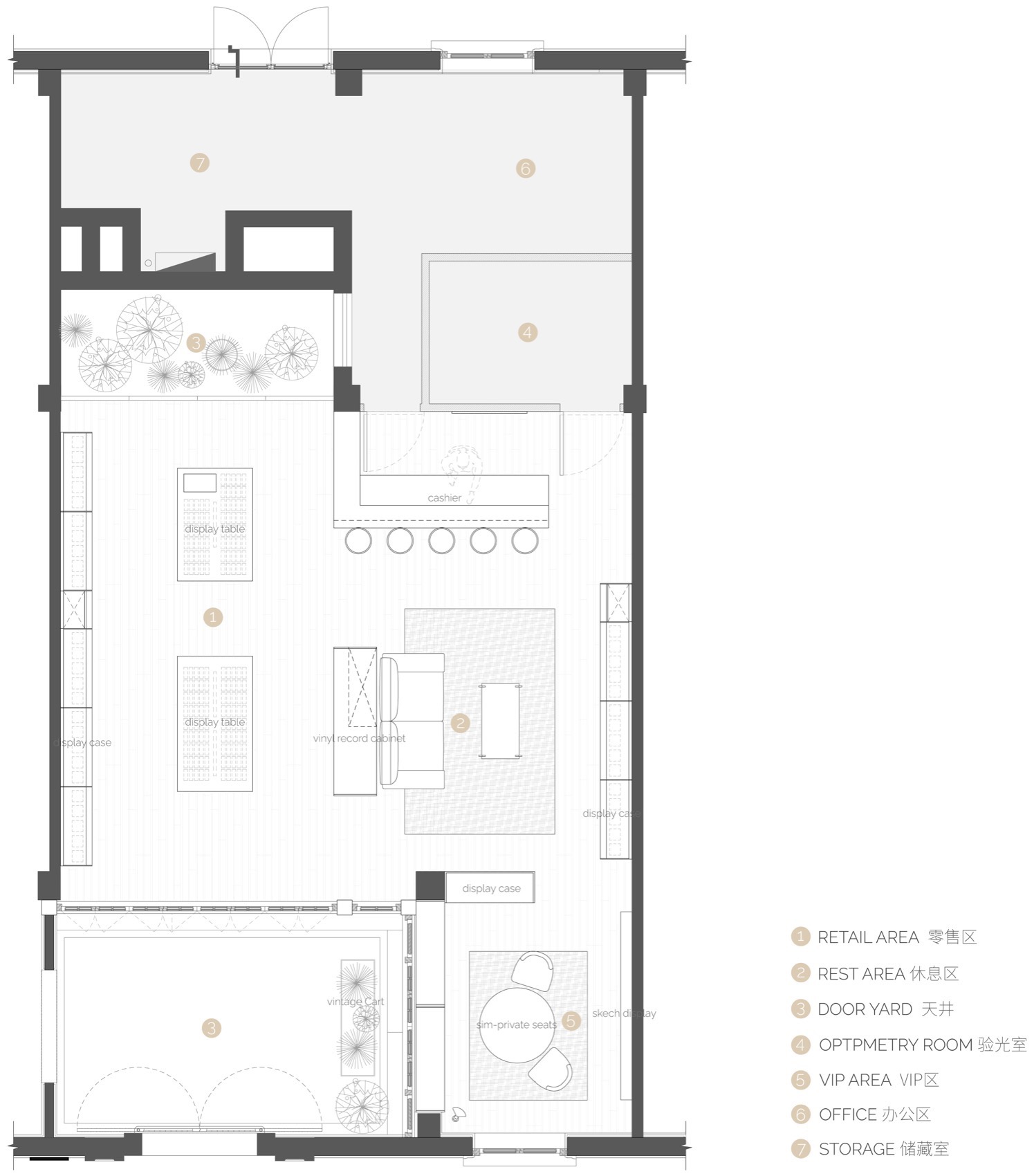 白山眼镜店(上海张园店)丨中国上海丨Each Design 弋尺设计-57