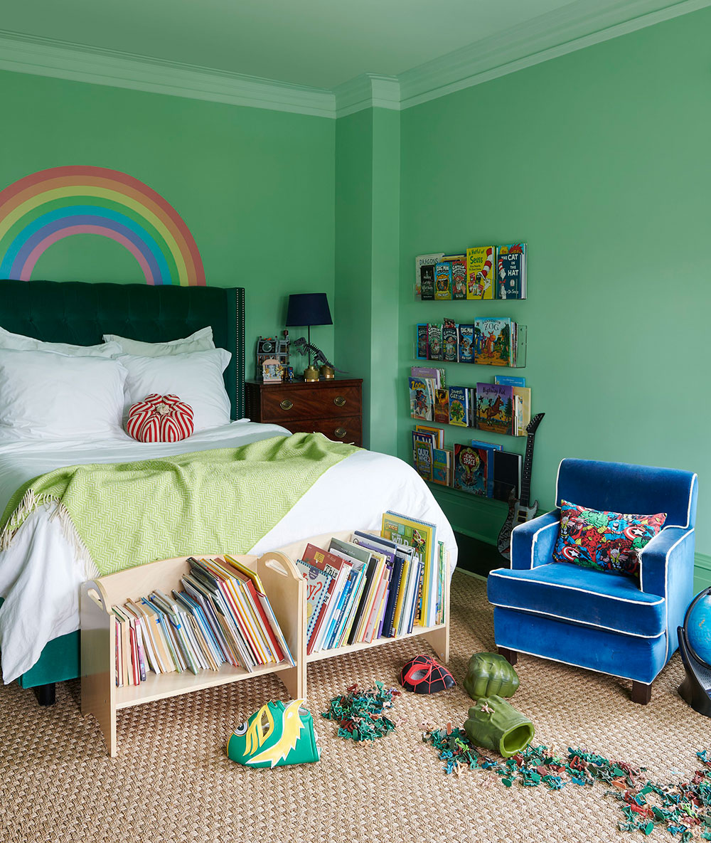 多伦多奇幻住宅 | 大胆配色与图案的完美结合-17