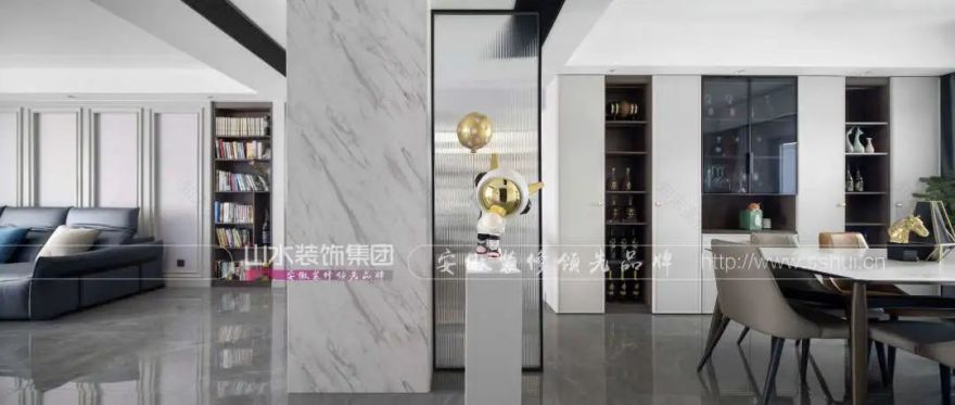 180㎡现代轻奢家丨山水-19