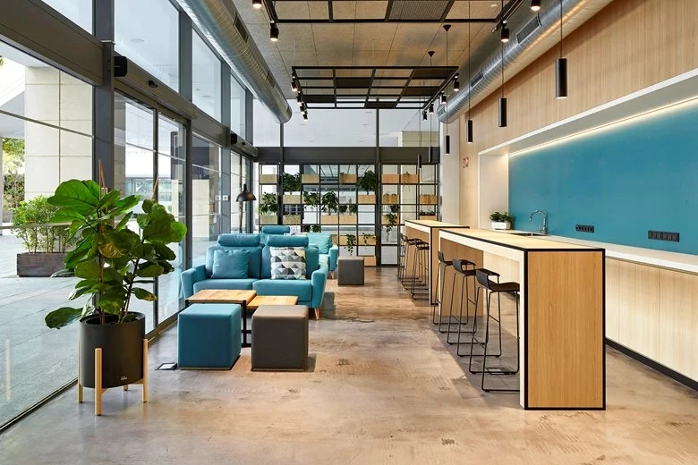 像素概念广场化联合办公空间设计丨西班牙巴塞罗那丨TBI-5