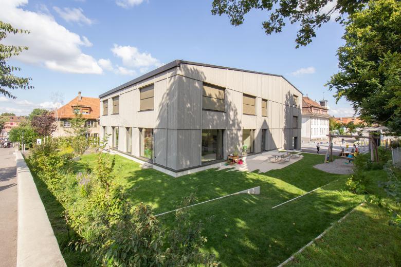 Weber + Brönnimann Landschaftsarchitekten AG丨Wabern Dorf- und Schulraumerweiterung丨瑞士-0
