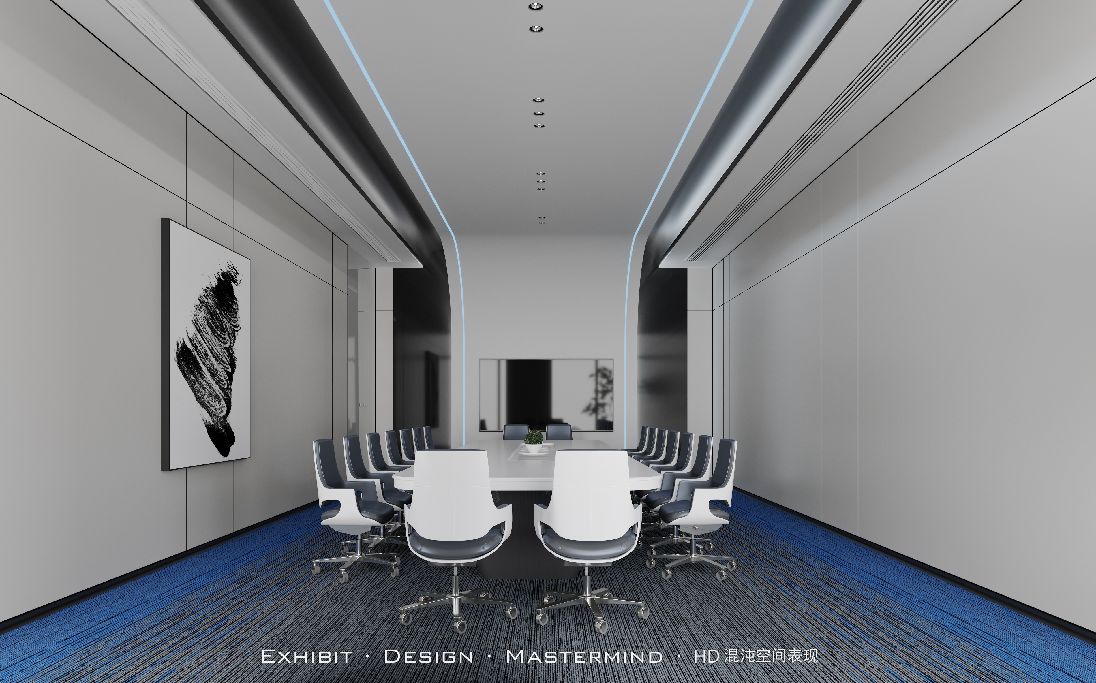 现代  工装 办公空间  X 混沌空间表现-5