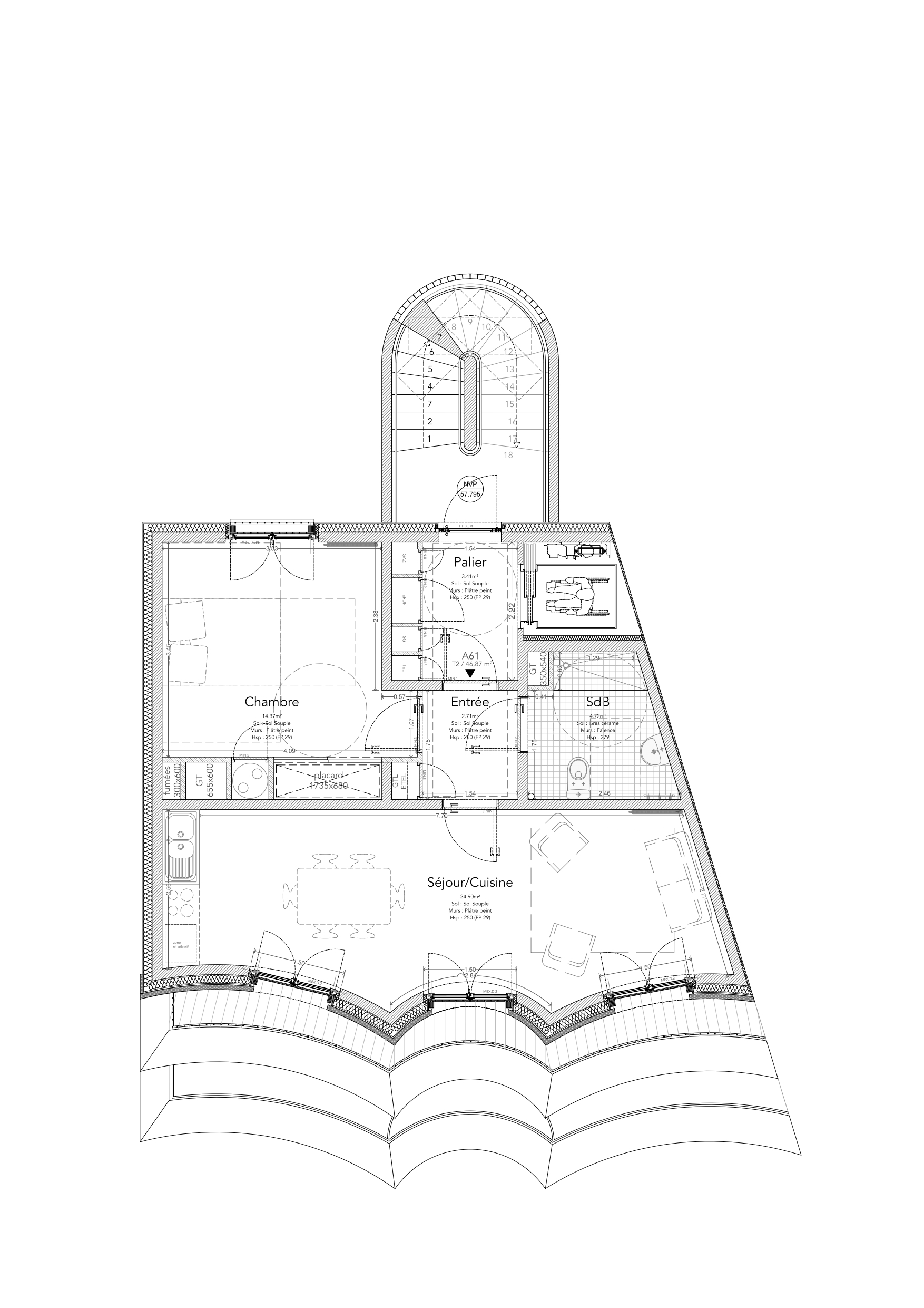 让·巴尔街 8 个住房单元丨法国巴黎丨JeanChristophe Quinton architecte-70