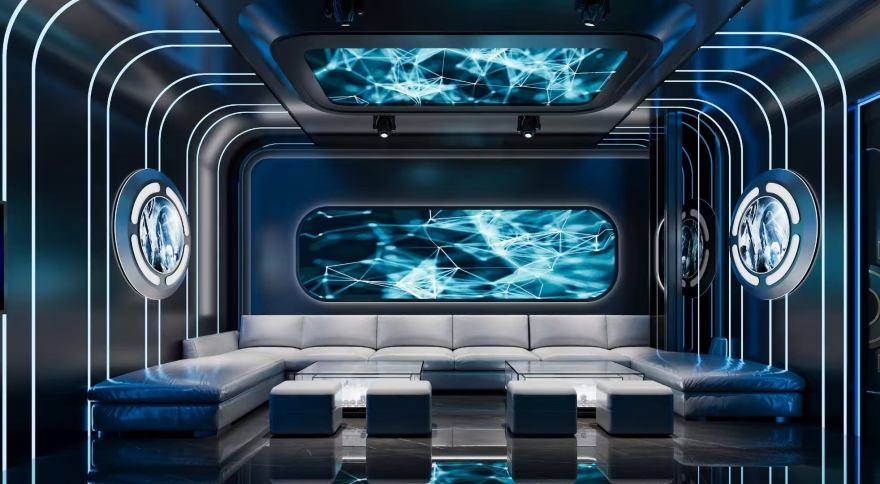 郑州设计感超强的KTV来喽,专业KTV设计就选天恒装饰-12