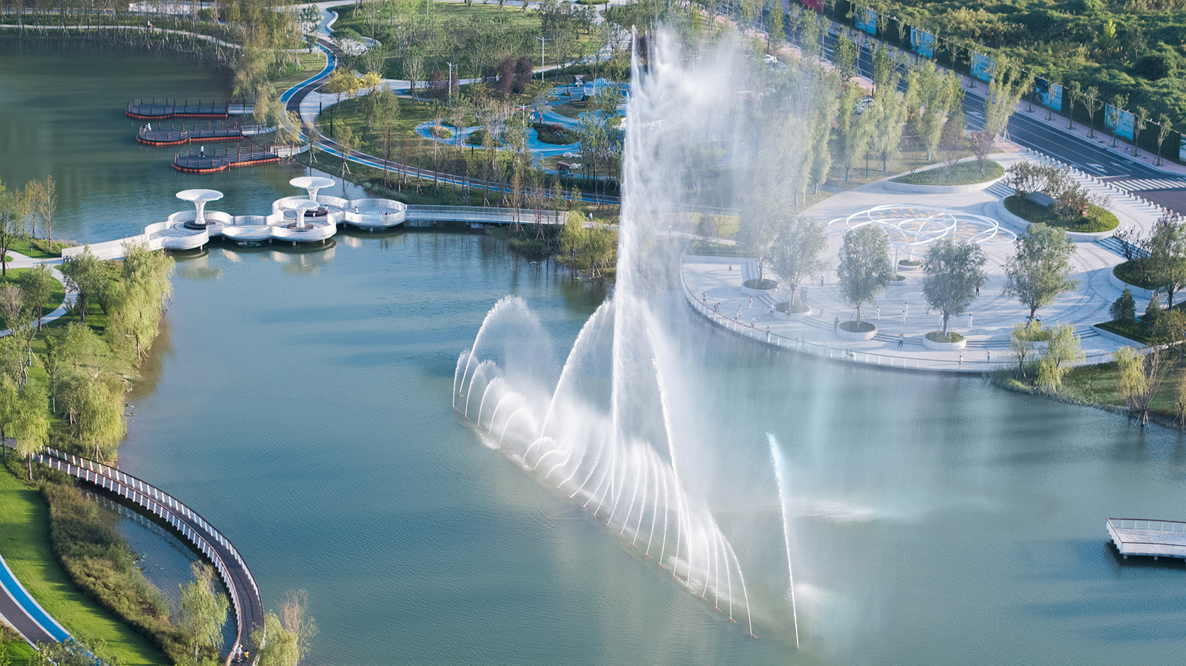 周口万达芙蓉湖生态城市公园丨中国周口丨林德设计-13