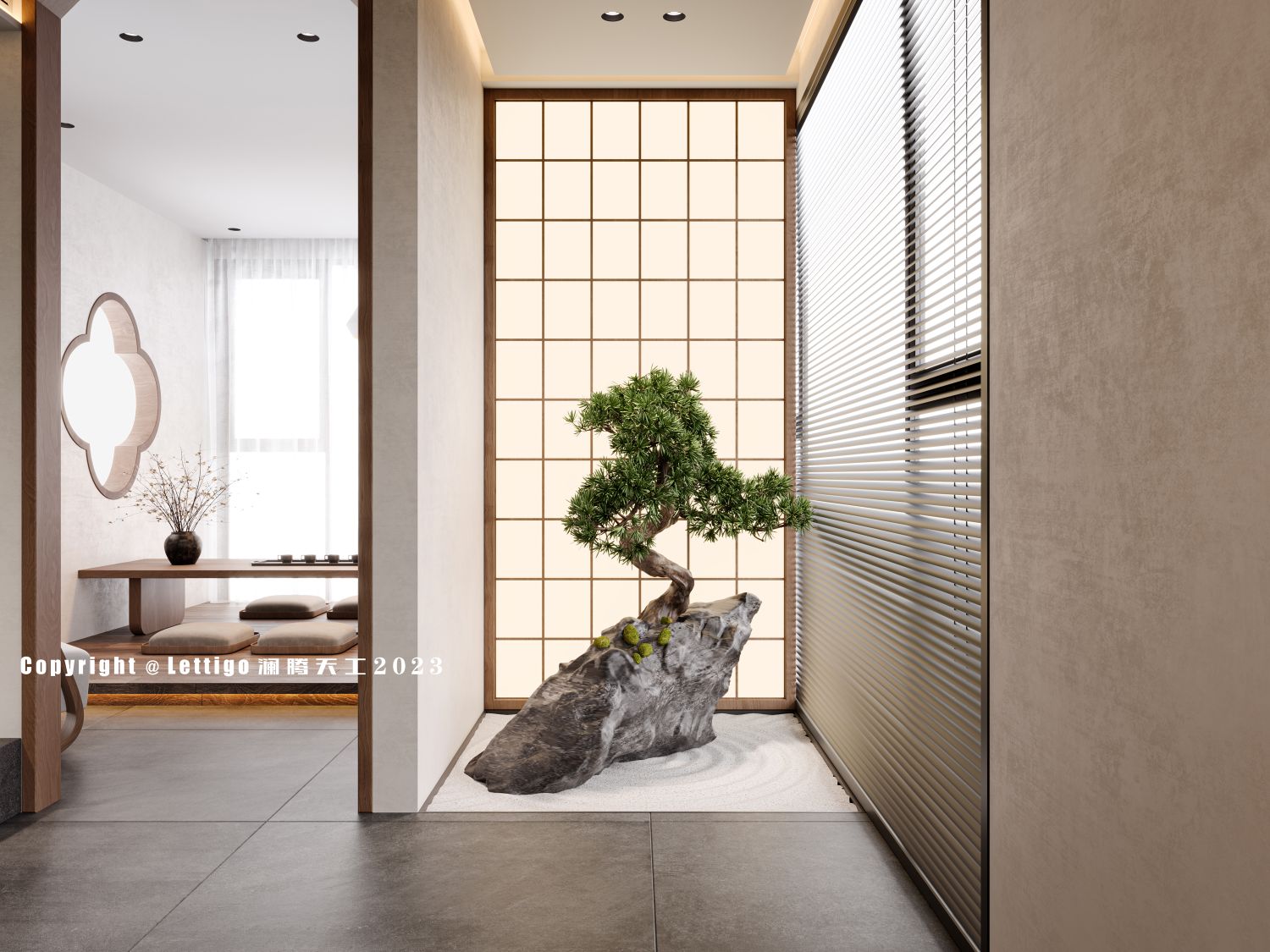 品茗，闲谈，会客，悠远气韵的茶室会所空间-5