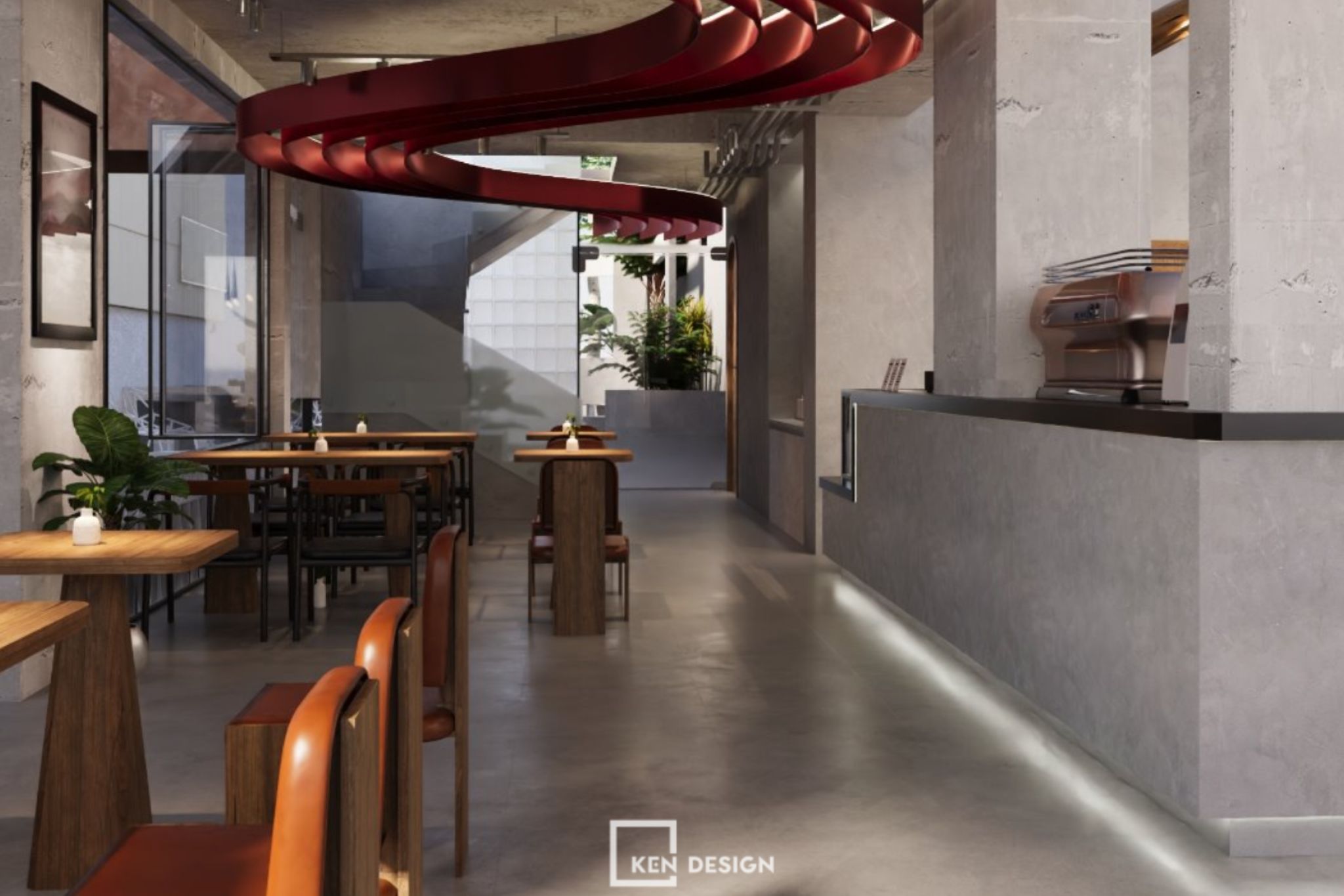 Lacati Cafe咖啡店设计项目丨越南河内丨KenDesign-50