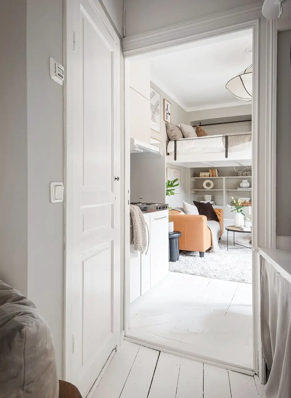 16m2 瑞典斯德哥尔摩迷你公寓,现代设计惊艳亮相-11