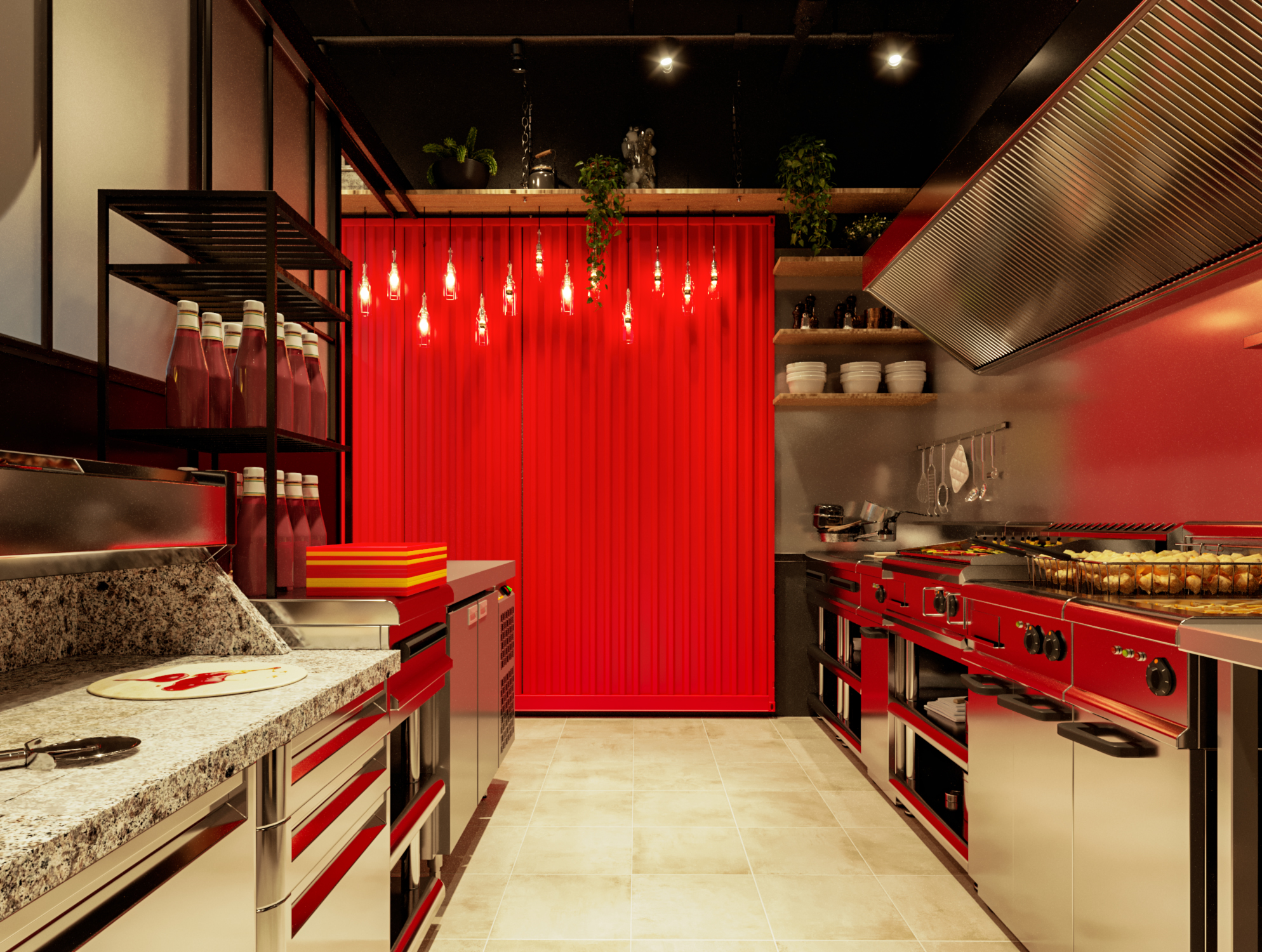 Fresh Burger 快餐店室内设计丨法国-9