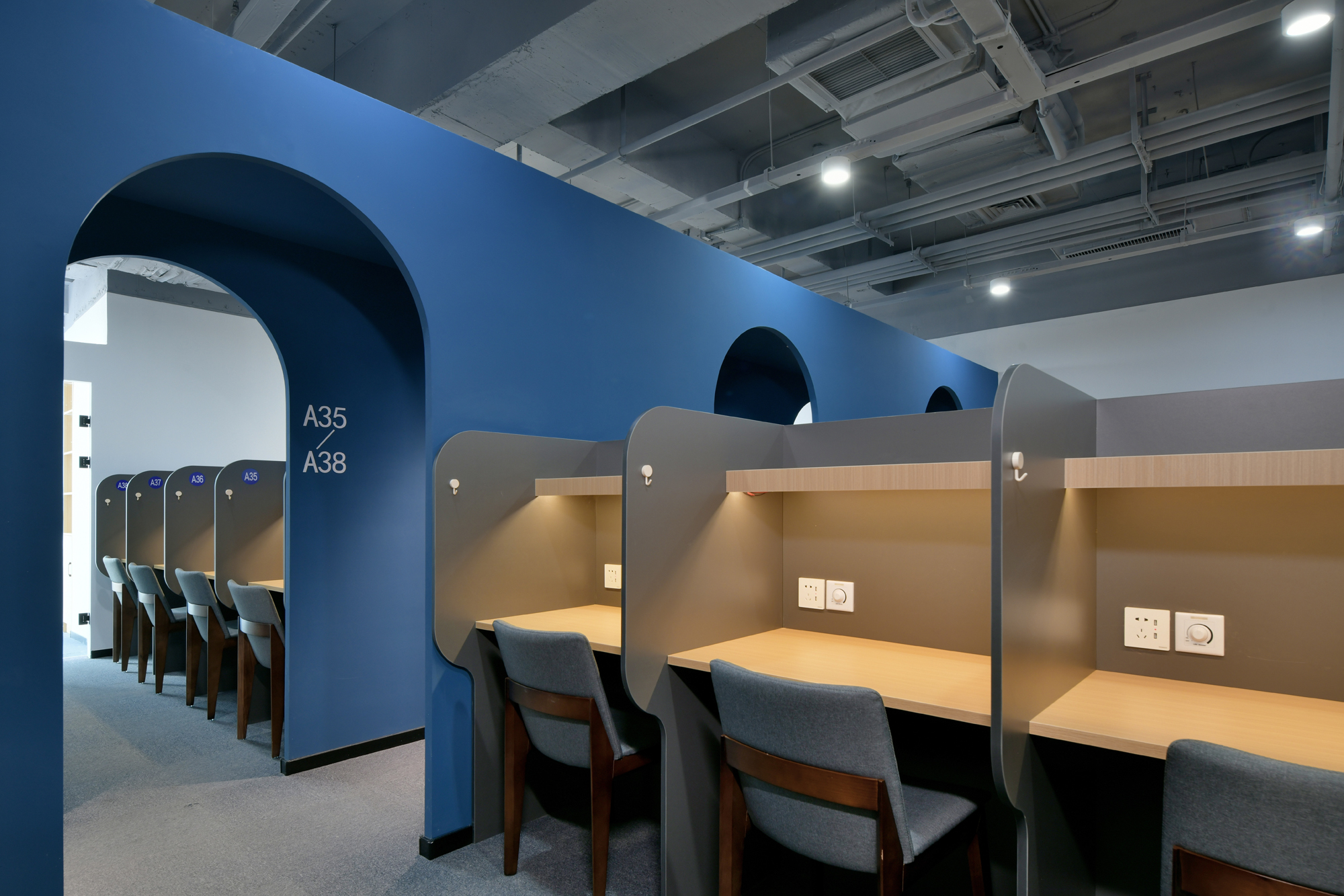 山西太原室内设计|鲸语自习室-14