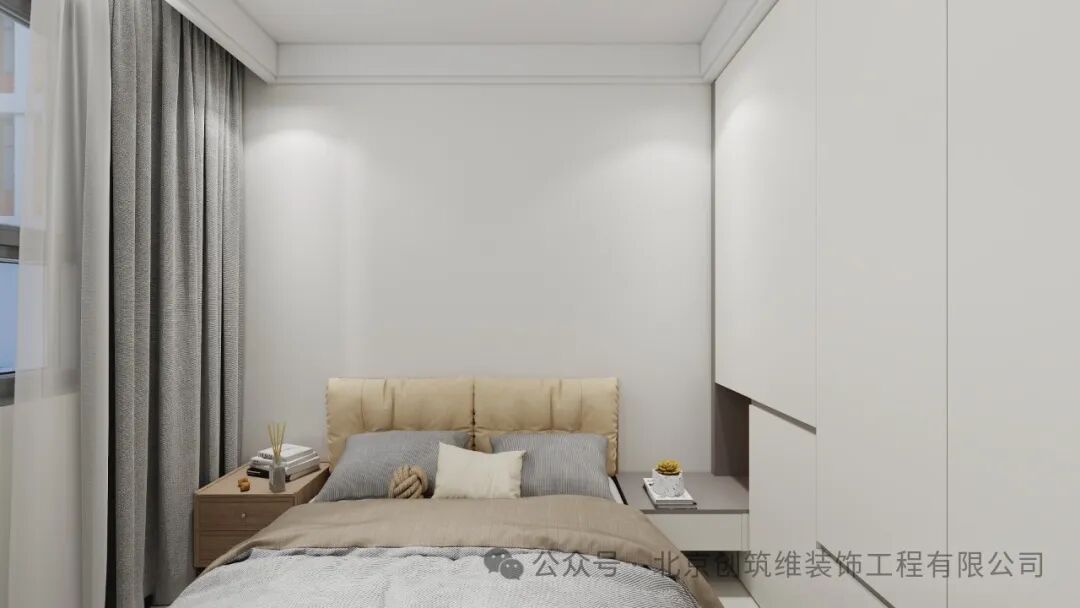 四季花都|108㎡三居室奶油风案例-35