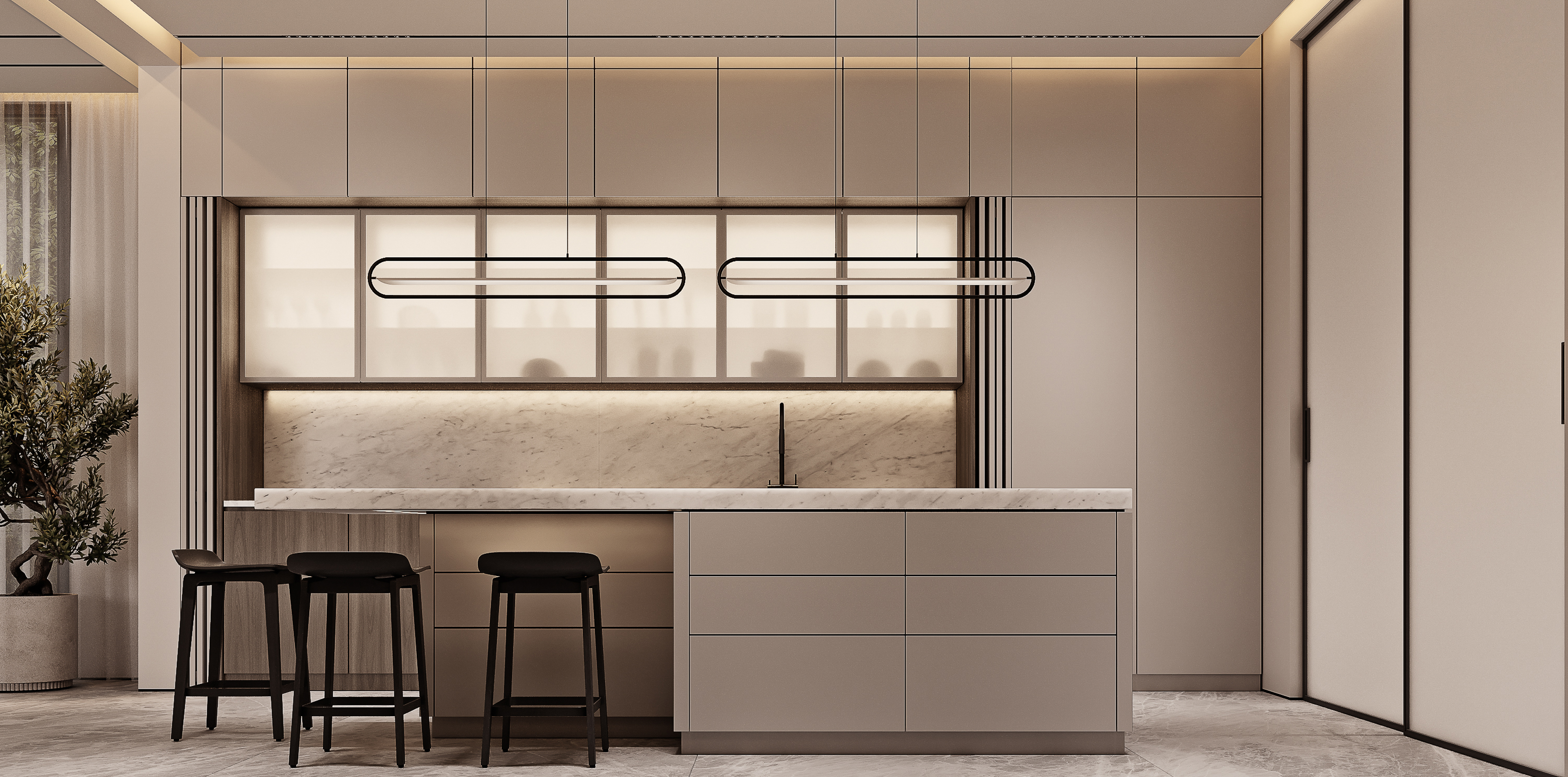 Modern minimalism family residence-44