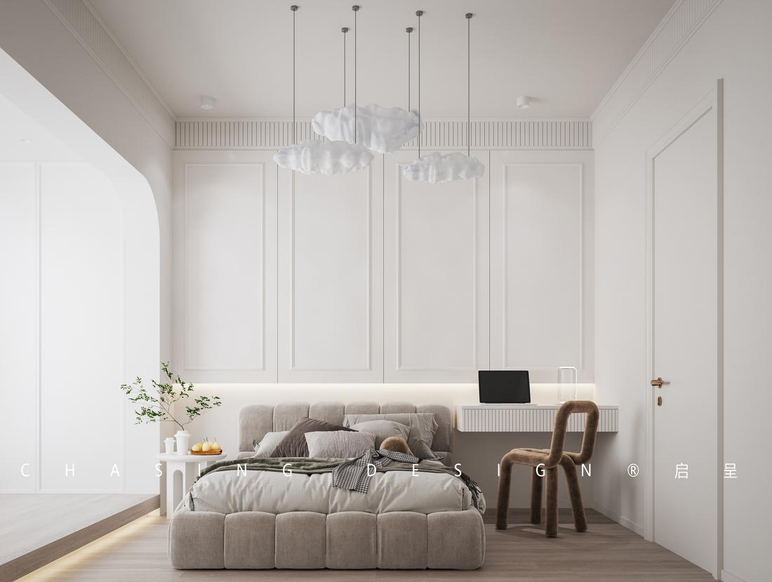 129㎡|一定不能错过的清新的奶油原木风-3