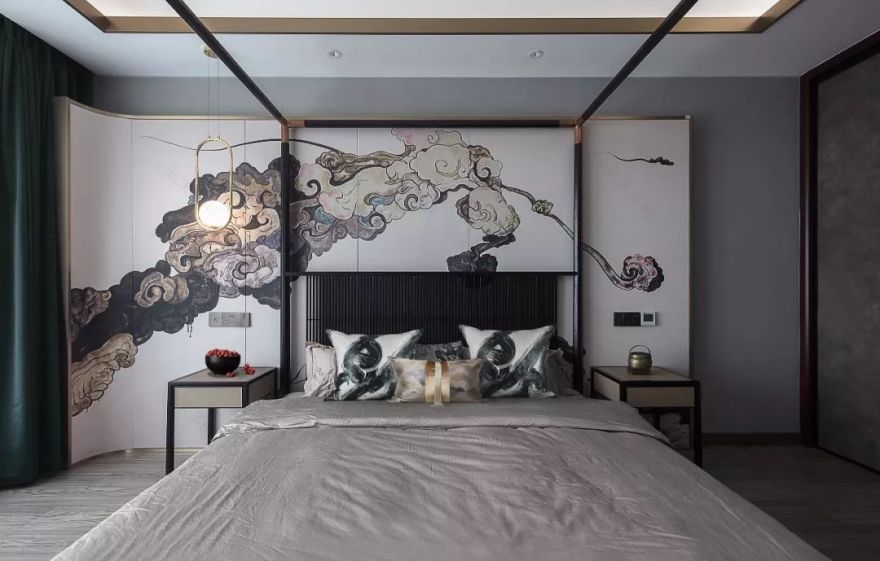 绍兴翡翠园 400㎡中式空间,古韵石韵共融,打造品质生活-36
