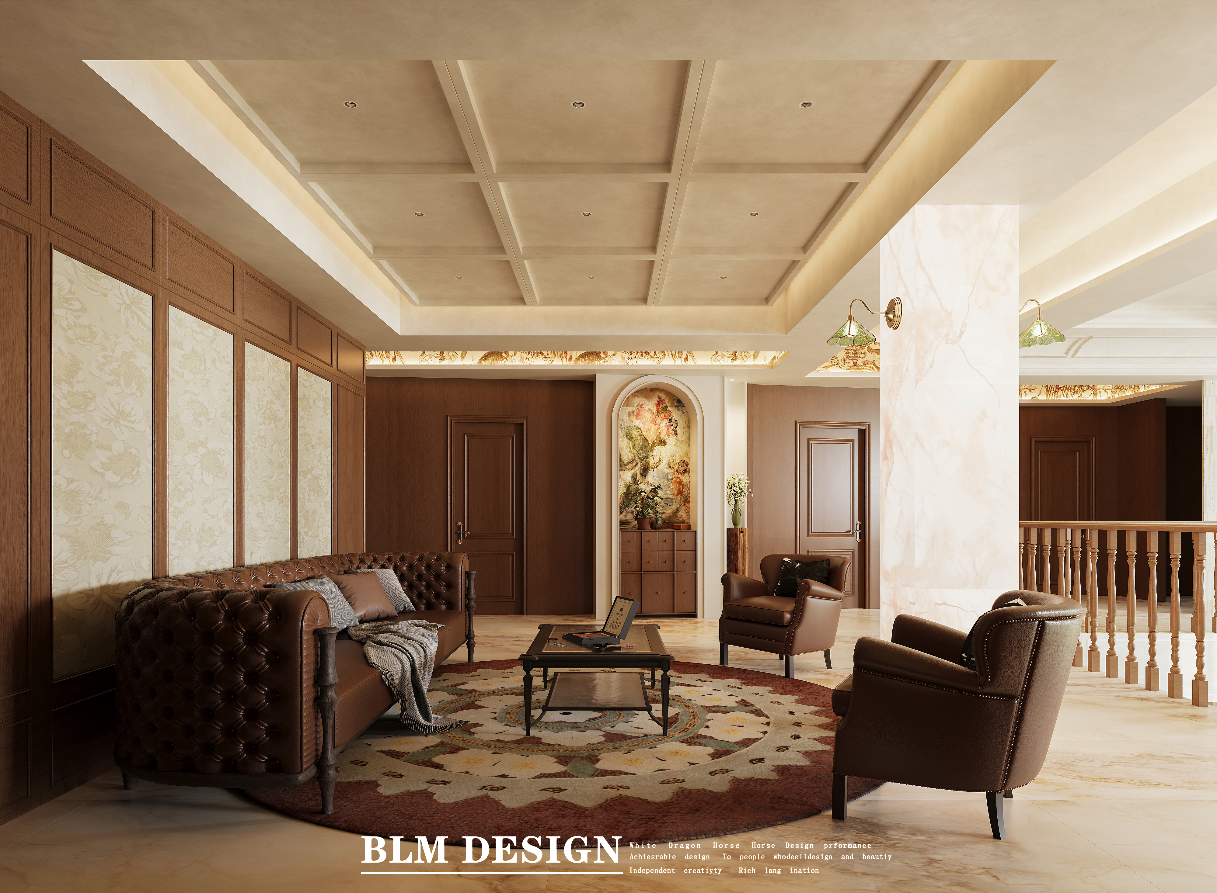 美式复古效果图案例-3