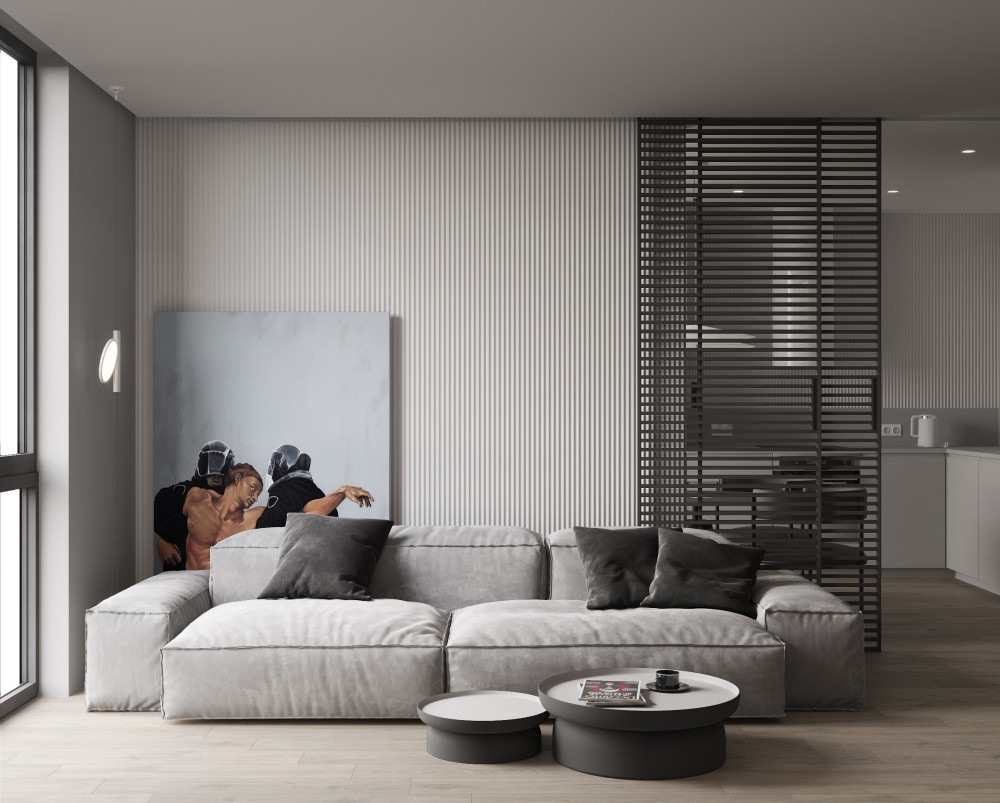 简约奢华的高级灰现代家居设计-3