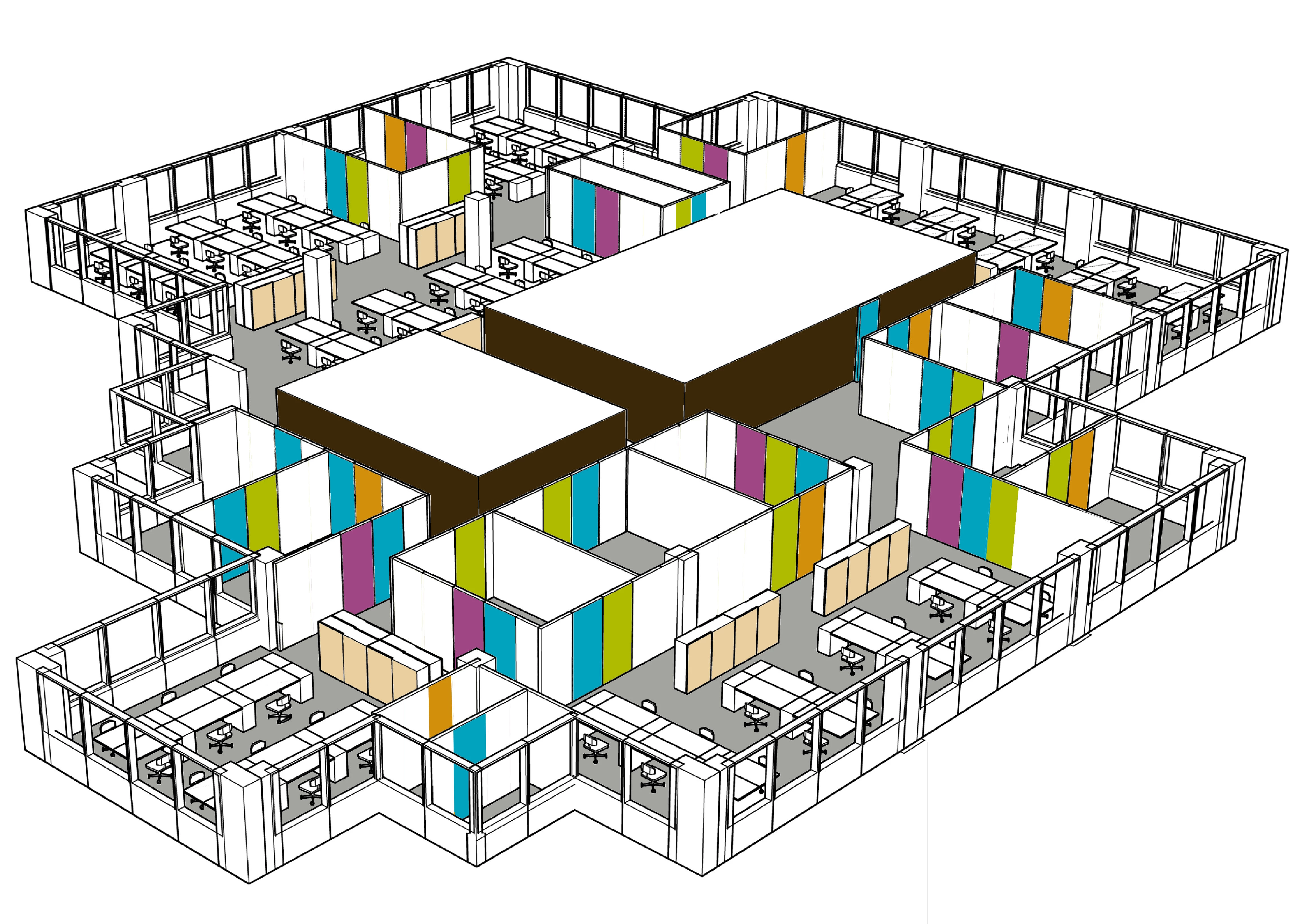 荷兰 Robeco 总部大楼餐厅与办公室翻新-19