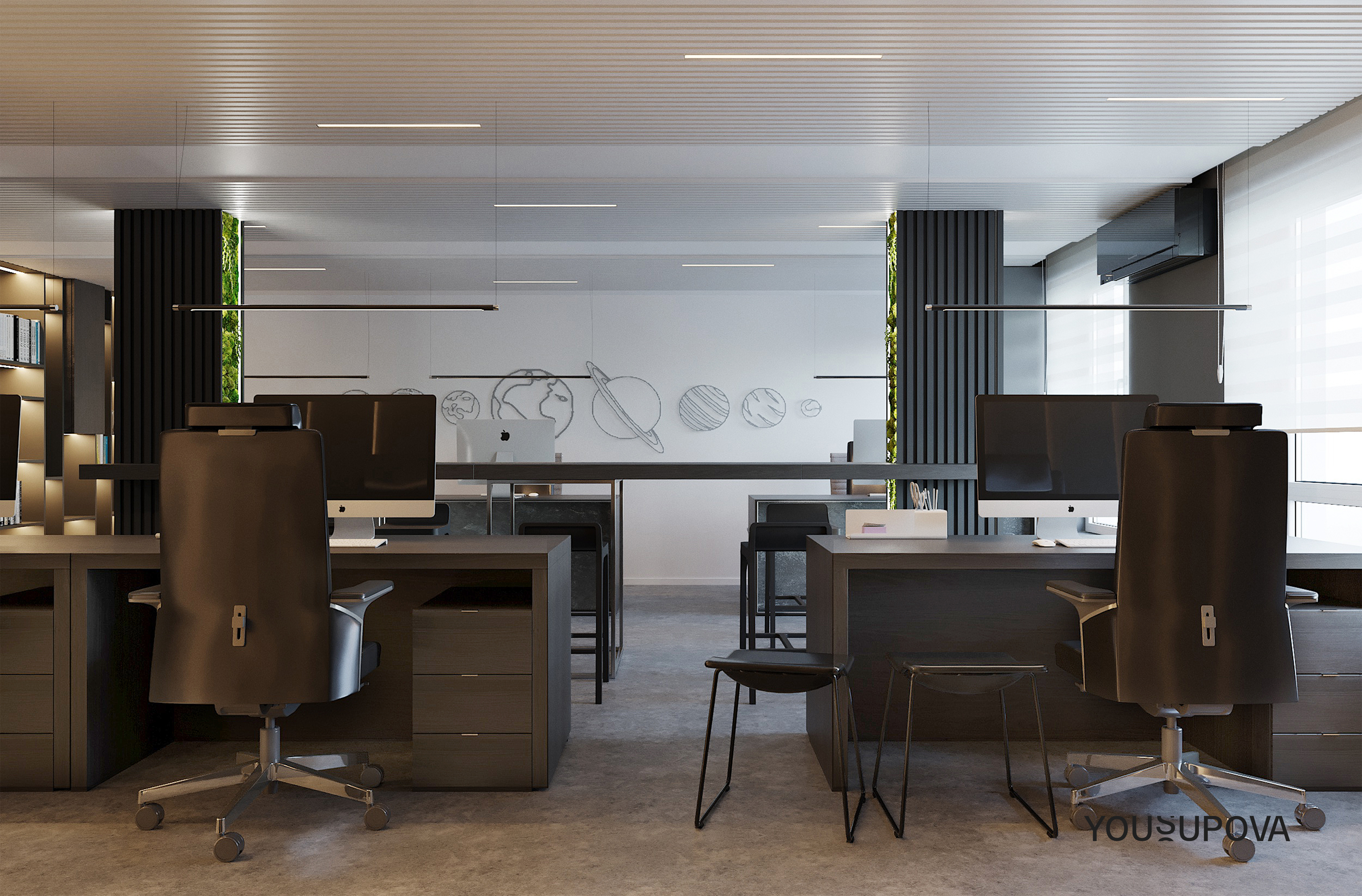 乌克兰基辅 YOUSUPOVA 商业办公空间-12