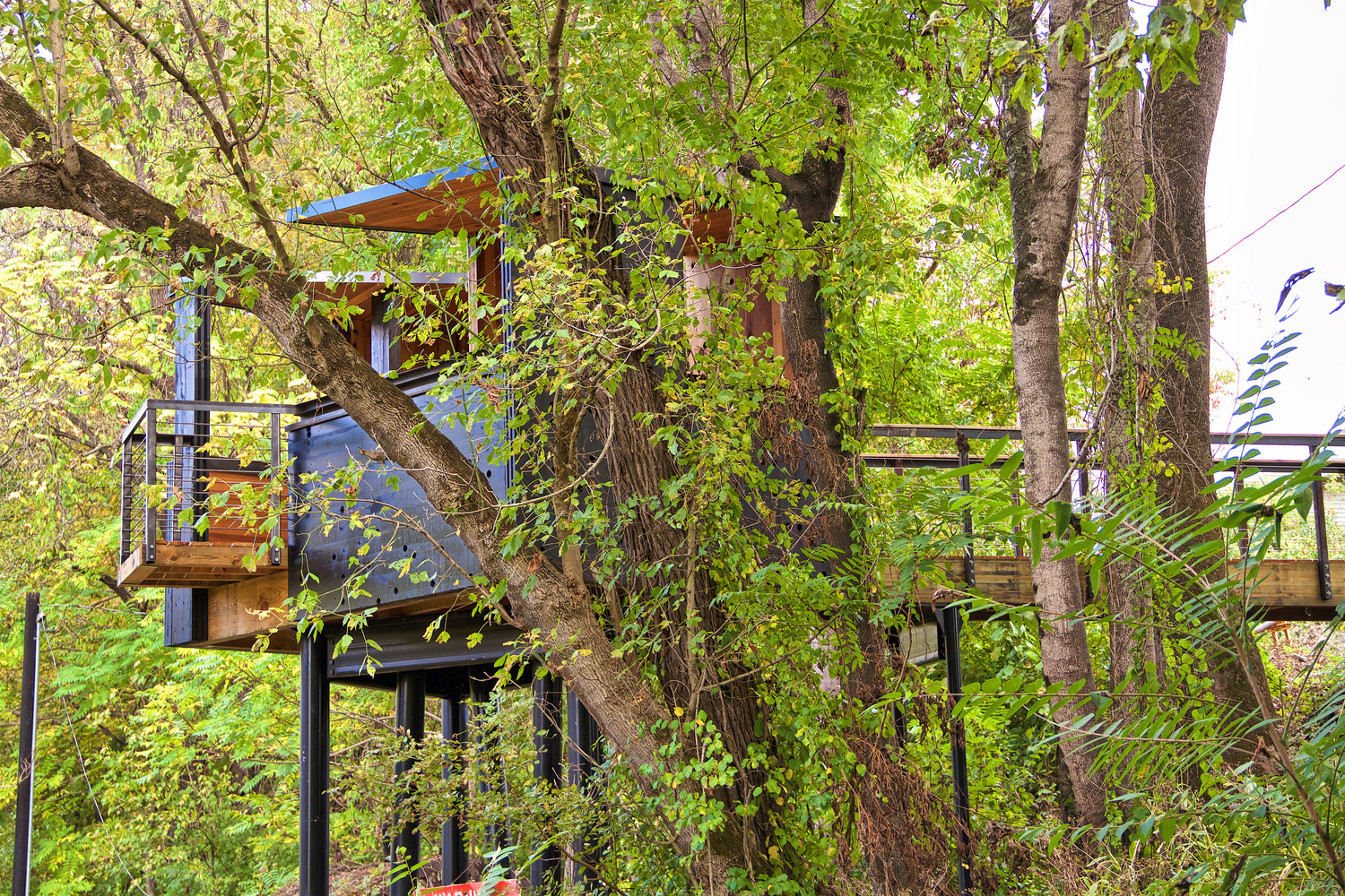 新河火车观察塔丨美国丨弗吉尼亚理工大学-32