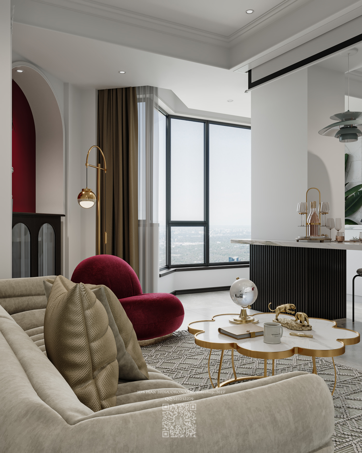 知名设计师打造现代简约公寓-6