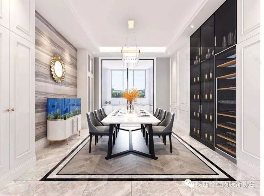 《赛高悦府》 | 现代轻奢黑白空间,低调奢华的设计典范-16