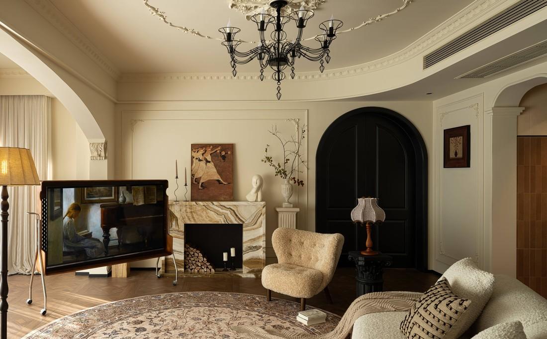 锦江悦府·法式复古风·平衡结构与精致优雅-6