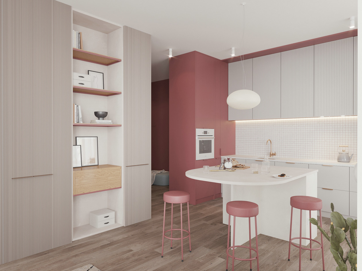 62㎡浅色系小公寓设计-4