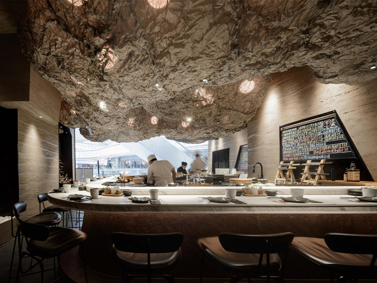 深圳石窟与云 Sushi Hanzo丨中国深圳丨合作舍建筑事务所-3