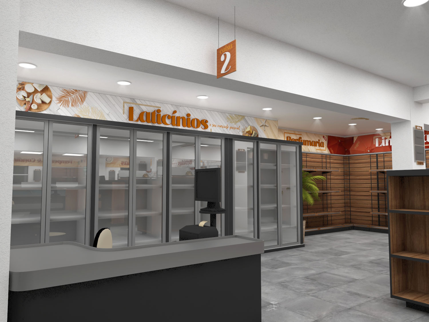 Carlão Supermarket Signage /Comunicação Visual-0