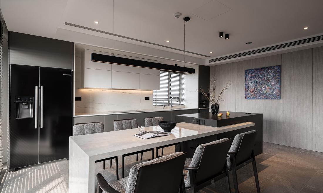 现代轻奢风新房装修项目-31