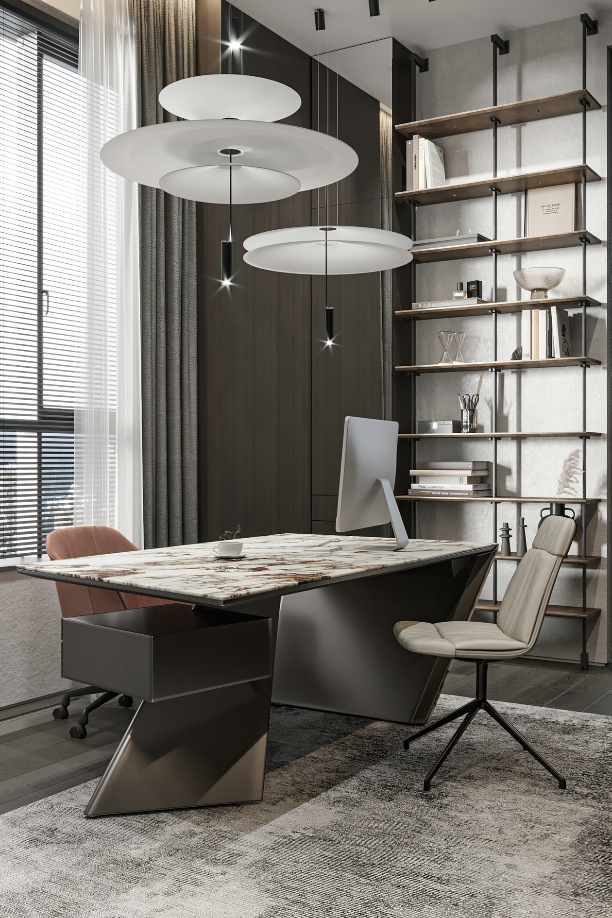 高级灰色系公寓设计-11