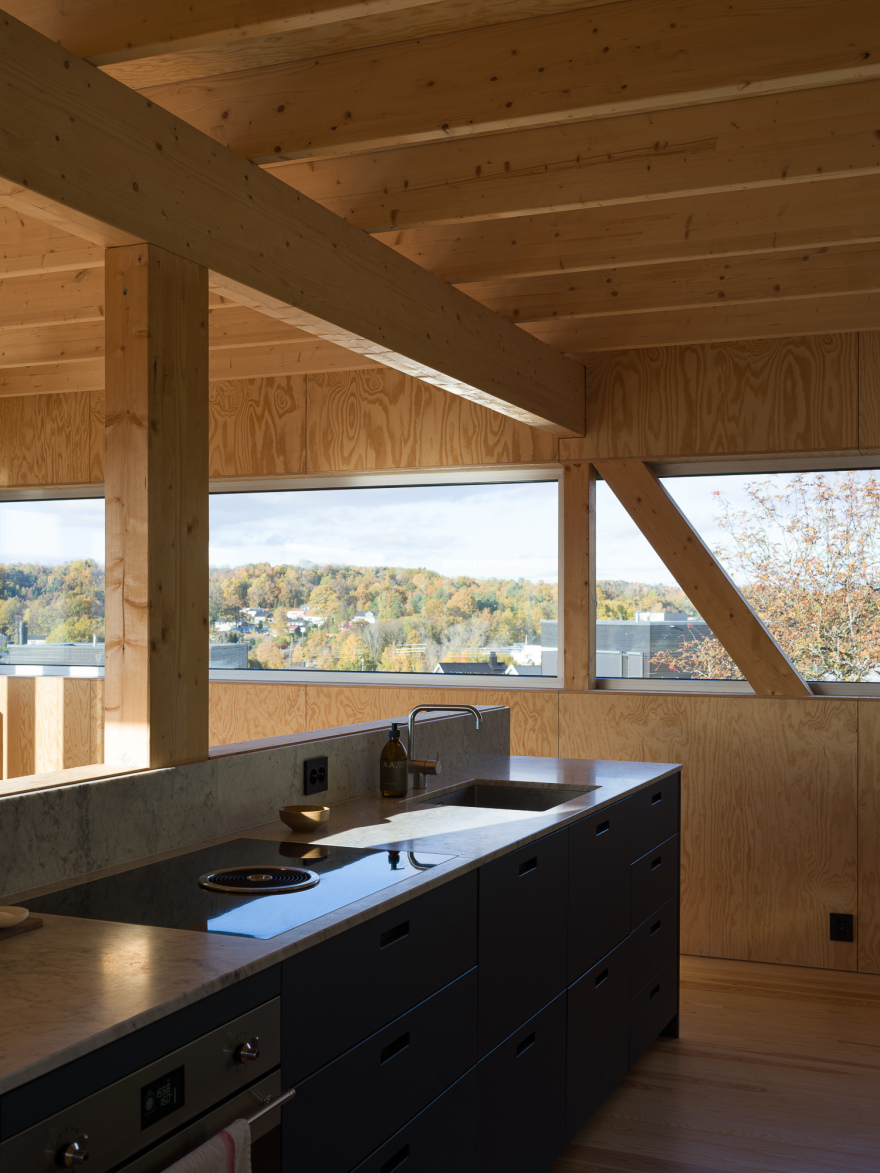 挪威别墅设计,岩石与玻璃的现代演绎-18