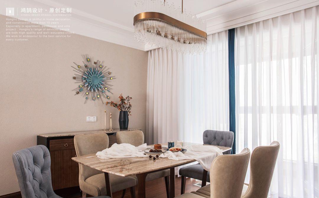 烟灰色轻奢平层软装改造-12