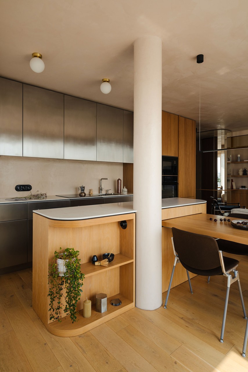 钢铁,玻璃与饰面板·克拉科夫波德戈日51平米现代组合住宅丨波兰克拉科夫丨Wojtyczka Pracownia Projektowa-49