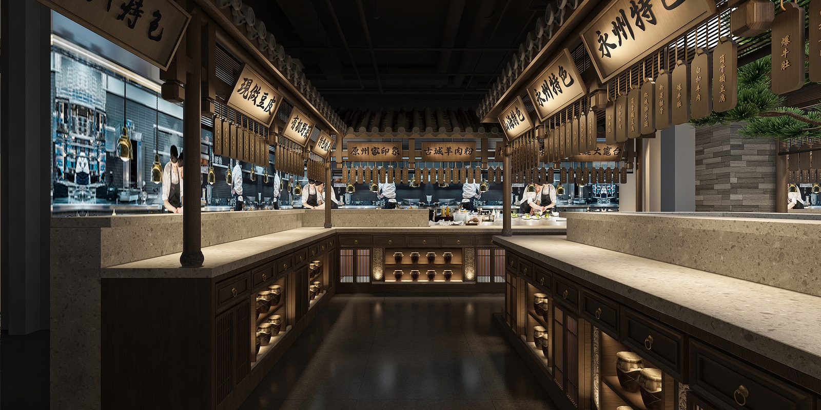 志合中餐厅设计丨中国固原丨贵阳餐厅设计公司-17