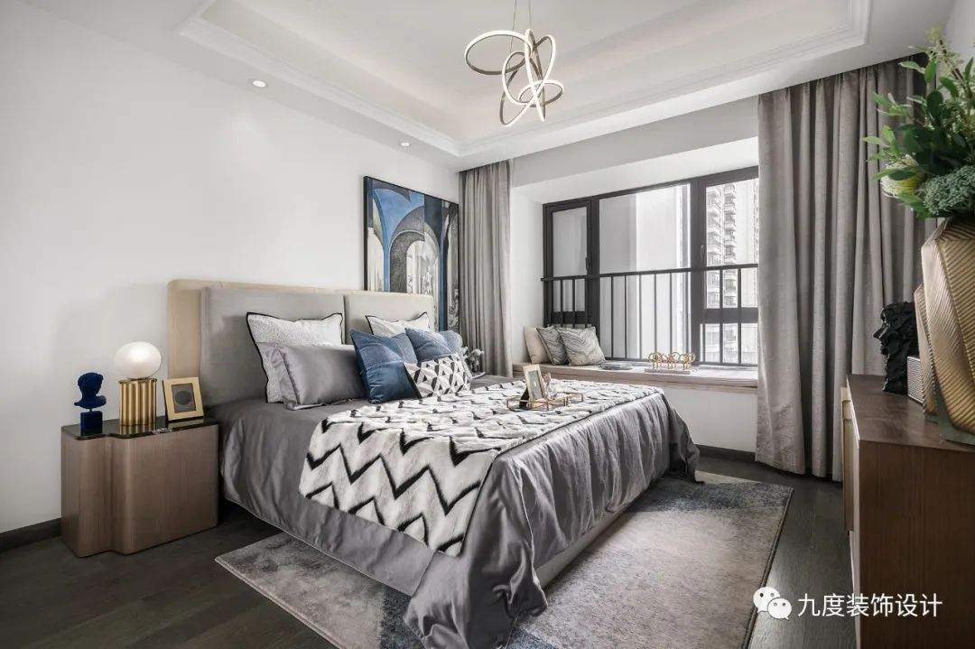 中海·锦江城 KAWS 风格样板间 | 摩登蓝色世界-21