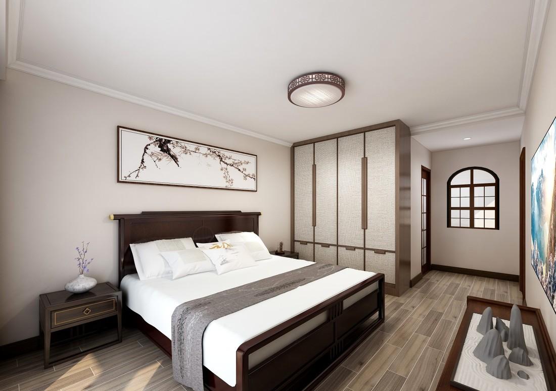 中式复古三居室,巧妙空间利用打造舒适生活-0