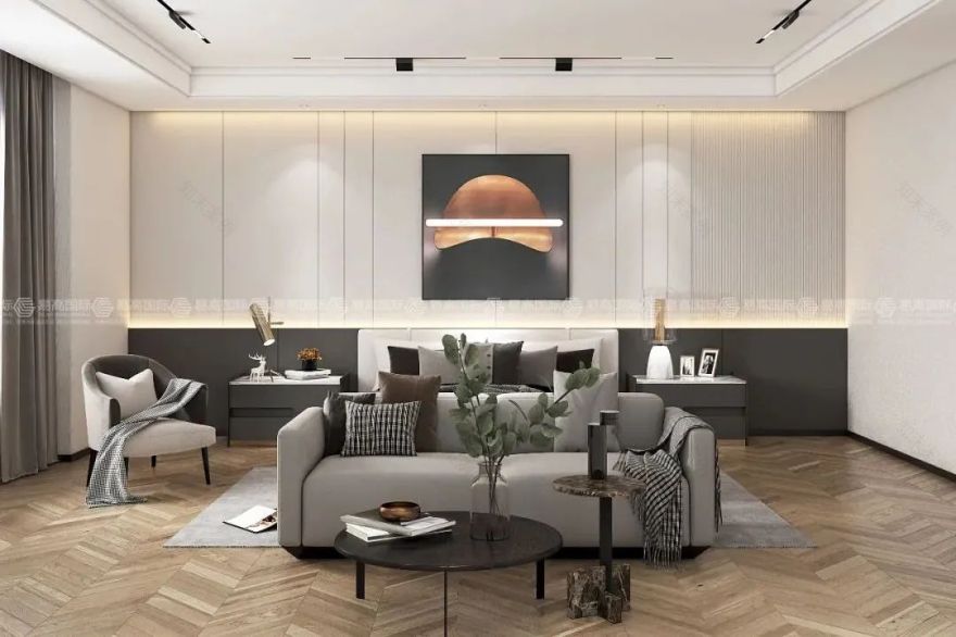 曲江大城 200㎡现代简约空间 | 极简美学融入生活灵气-55