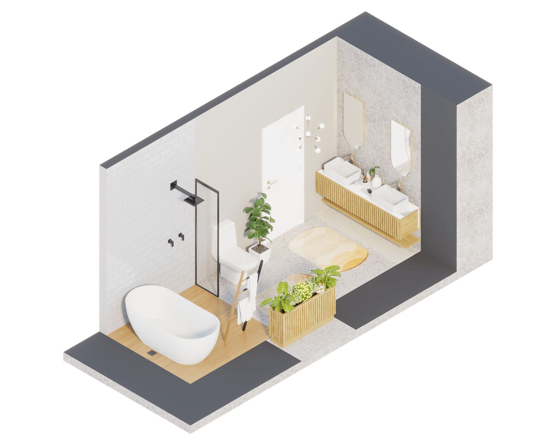 Where Stone Meets Comfort: A Master Bathroom Renovation-8