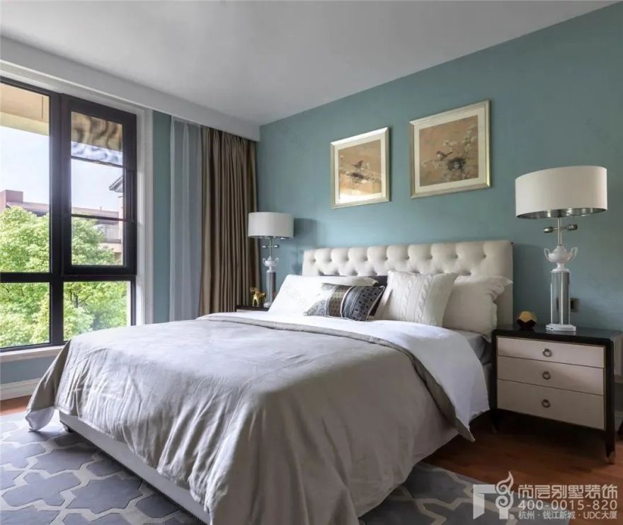 现代美式轻奢空间丨尚层别墅装饰-37