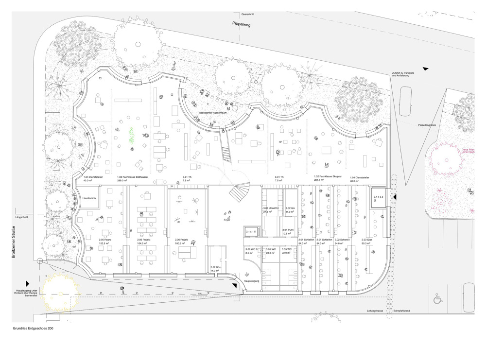 Braunschweig大学美术学院工作室大楼丨德国不伦瑞克-4