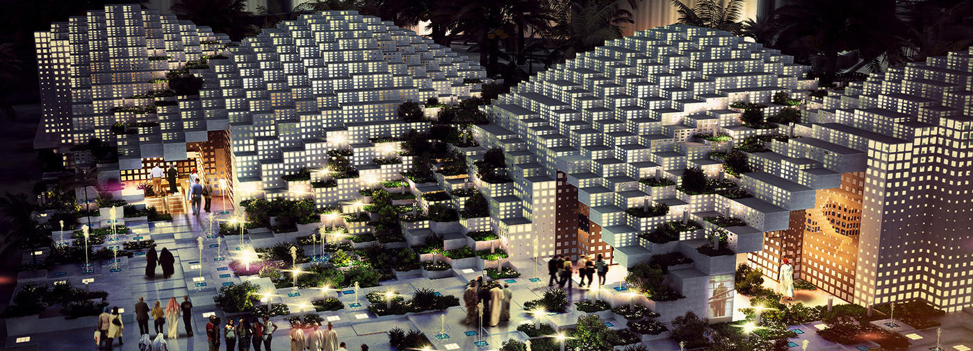 像素化穹顶餐厅 · 垂直花园的创新设计-0