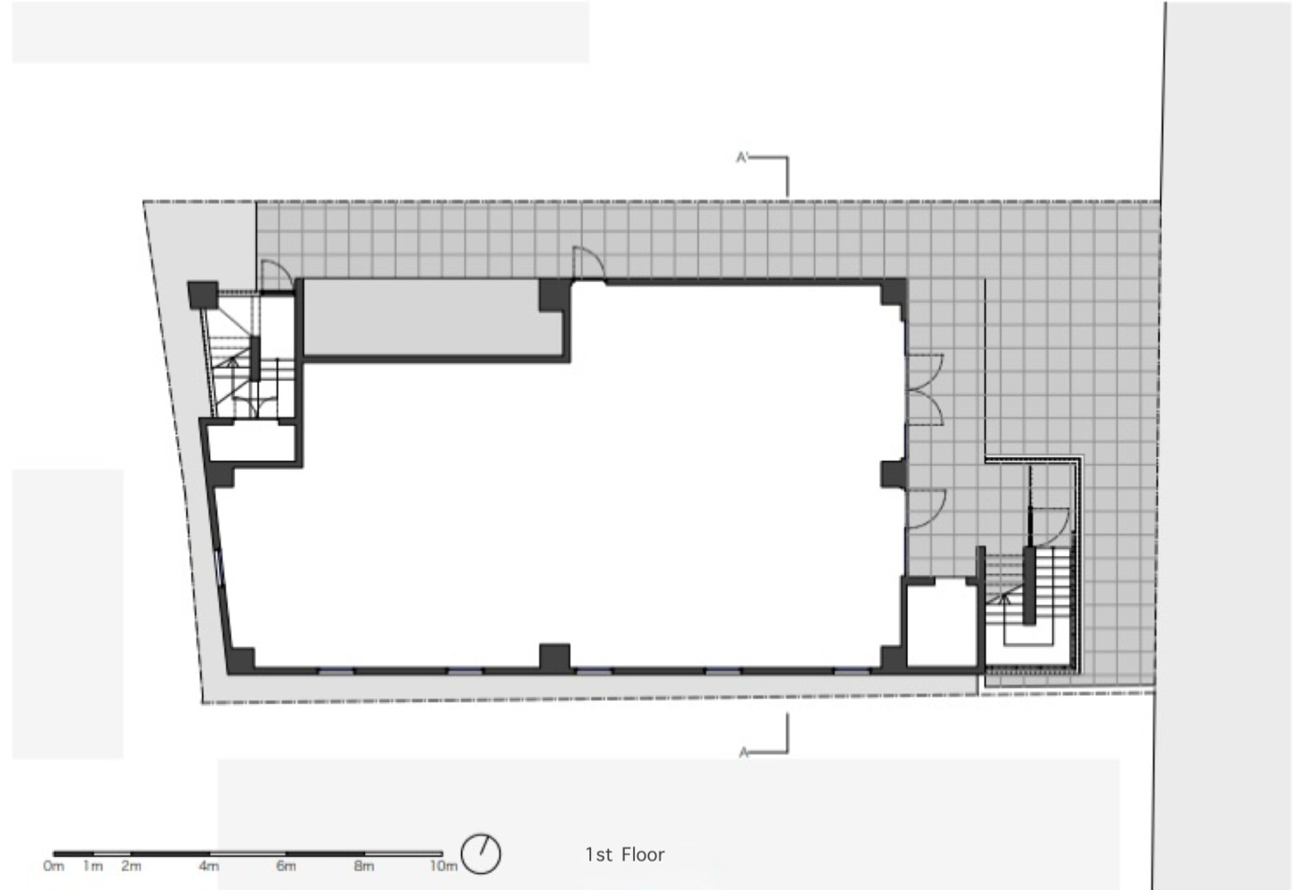 福冈多租户建筑中的格子丨日本福冈丨SAKO Architects-19