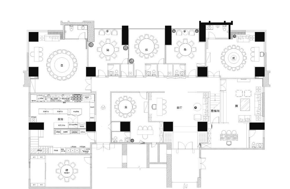 玖玖食 ‧ 堂 · 多功能空间设计-0