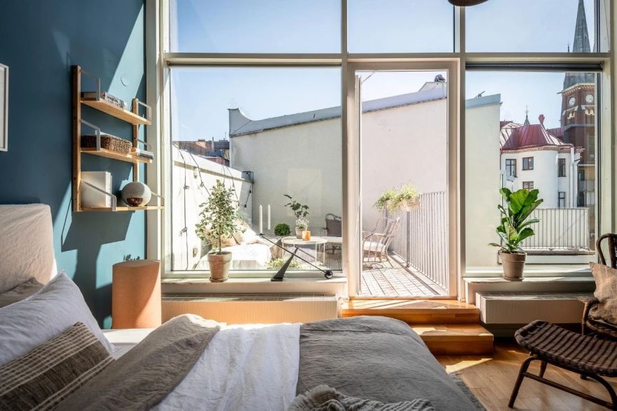 96㎡顶层复式,独享3个露台,狠狠羡慕了-15