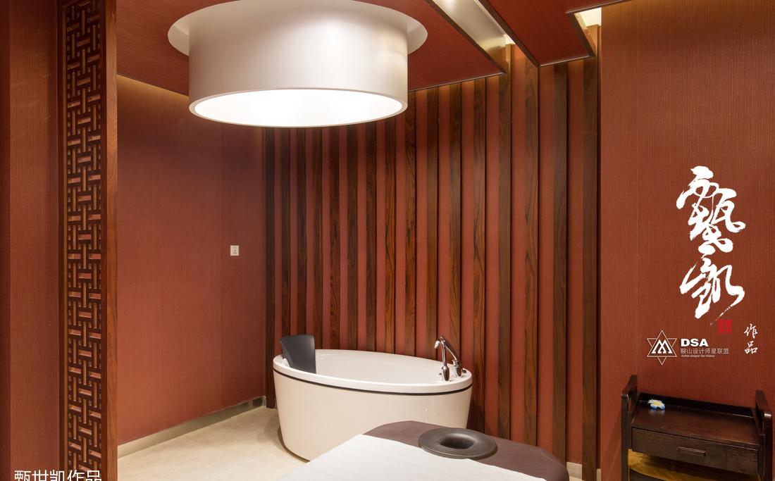 瑜伽馆丨甄世凯设计—【优雅.东方】鞍山市摩力瑜伽-9