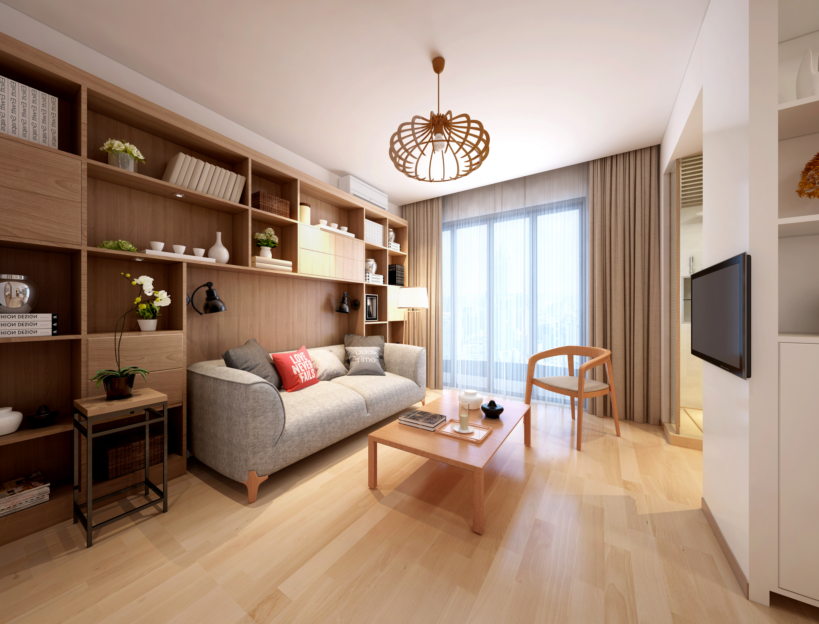 文艺女青年的时尚二手房改造-17