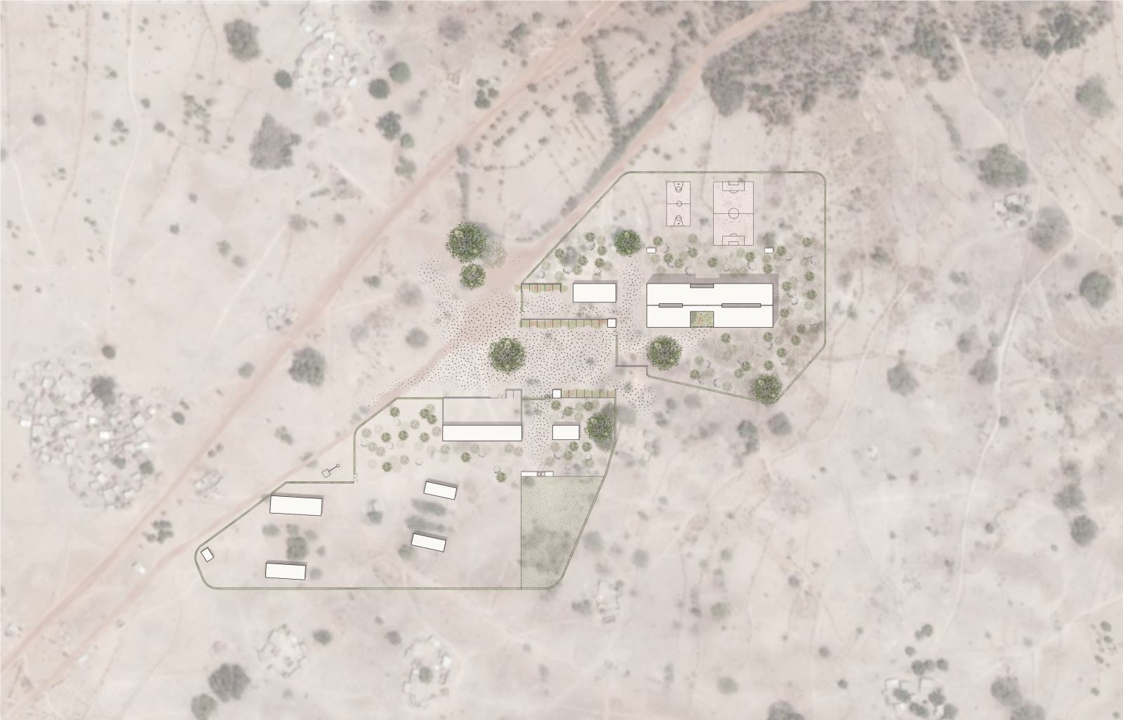 泥土砖构建的中学教育空间——阿尔伯特·福斯马德里设计案例-14