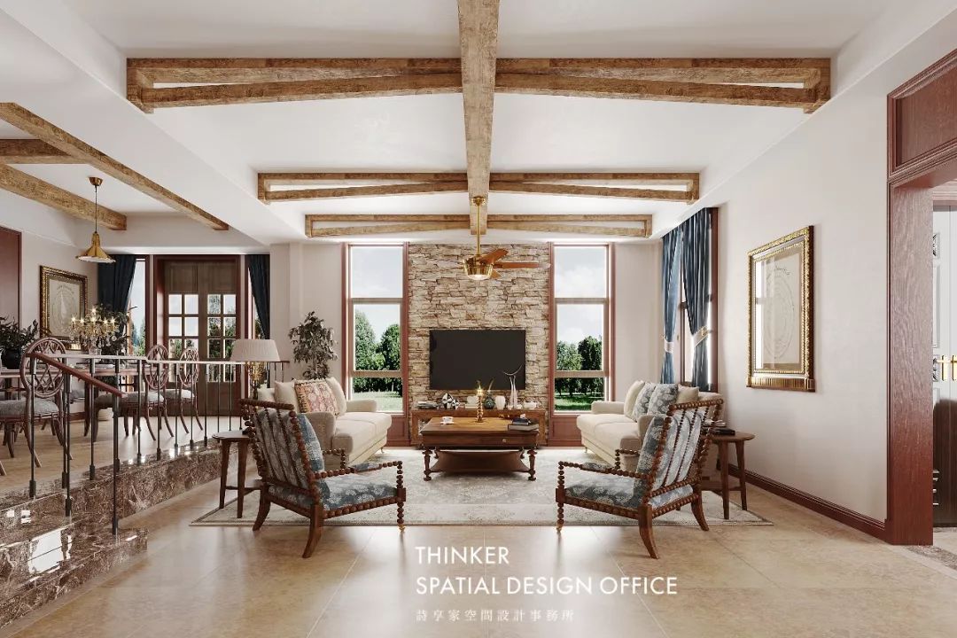 美式田园别墅,打造世外桃源般的家-58