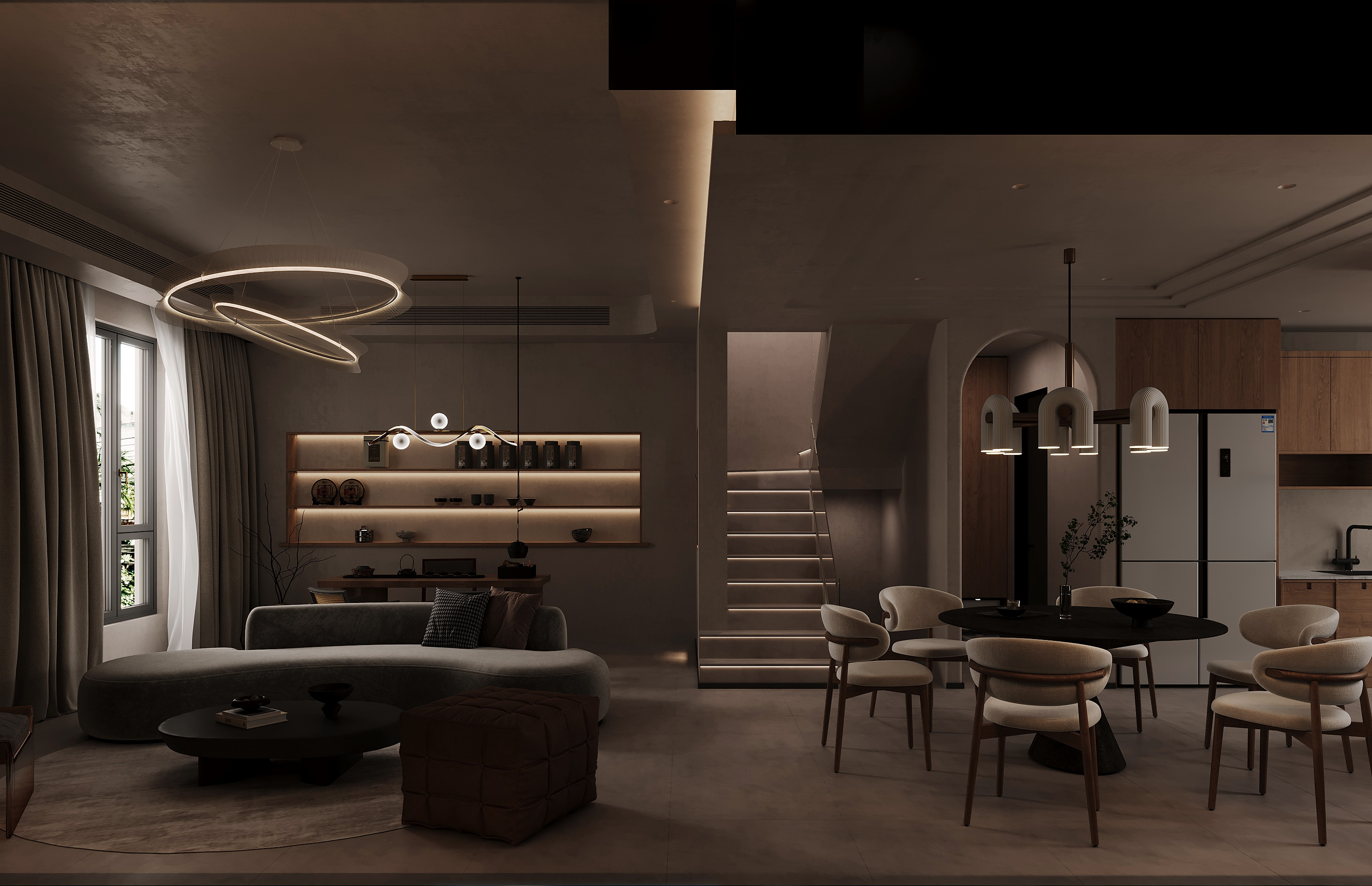 旭辉江来底层复式中古风-3